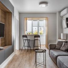 Foto recenze nejlepších nápadů na design obývacího pokoje 18 m2-3