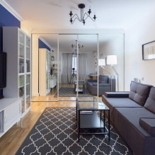 Dzīvojamās istabas dizains 16 kv.m - 50 reālas fotogrāfijas ar labākajiem risinājumiem-2