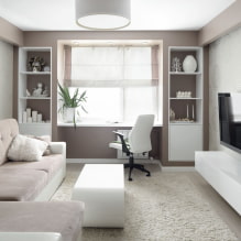 Dizajn obývacej izby 16 m² - 50 skutočných fotografií s najlepšími riešeniami-6