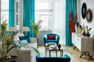 Salon design 15 m² - caractéristiques d'aménagement et disposition des meubles