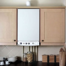 Virtuvė Chruščiovoje su dujiniu vandens šildytuvu: apgyvendinimo galimybės, 37 foto-0