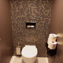 Kā izveidot modernu tualetes dizainu Hruščovā? (40 fotoattēli) -8