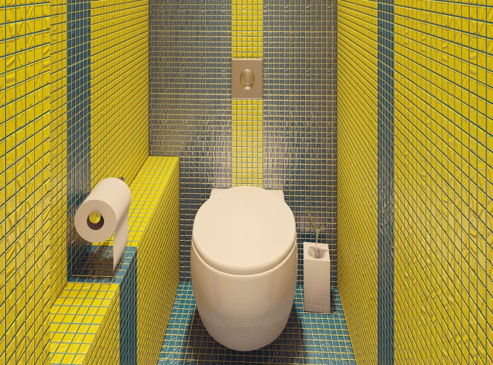 Kā izveidot modernu tualetes dizainu Hruščovā? (40 fotoattēli)