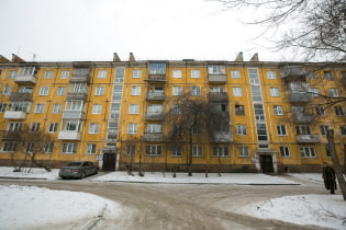 Najpopulárnejšie typické usporiadania Chruščovova domu s 1,2,3,4 izbami