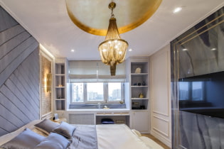 Chandeliers in the bedroom: how to create comfortable lighting (45 photos)