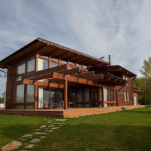 كيف يبدو المنزل نصف الخشبي؟ مجموعة مختارة من المشاريع المنجزة