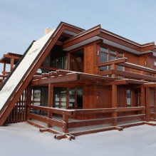 Πώς μοιάζει ένα σπίτι με ξύλα; Μια επιλογή ολοκληρωμένων έργων. -6