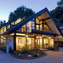 Πώς μοιάζει ένα σπίτι με ξύλα; Μια επιλογή ολοκληρωμένων έργων. -8