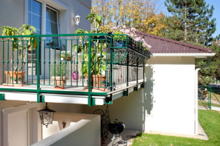 Balkon v soukromém domě: výhledy, dekorace a design (50 fotografií)