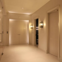 Hvordan vælger jeg belysning til gangen og korridoren? (55 billeder) -8