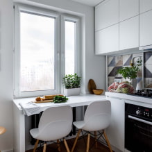 9 m2 mutfak nasıl donatılır? (en iyi tasarım, 62 fotoğraf) -2
