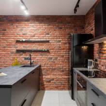 Тухла в кухнята - примери за стилен дизайн-5