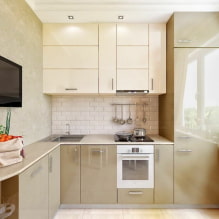 كيف تصنع تصميم مطبخ متناغم 6 متر مربع؟ (66 صورة) -7