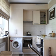 Làm thế nào để tạo ra một thiết kế nhà bếp hài hòa 6 mét vuông? (66 ảnh) -8