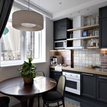 Comment créer un design harmonieux d'une petite cuisine de 8 m² ? -7