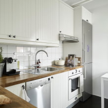 Cum să creați un design armonios al unei mici bucătării de 8 mp? -8