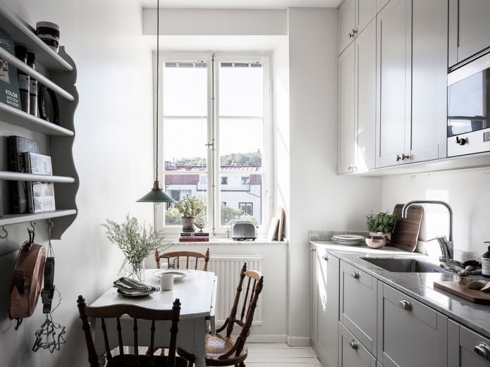 Hoe creëer je een harmonieus ontwerp voor een kleine keuken van 8 m²?