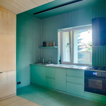 Turquoise keuken: 60+ foto's in het interieur, ontwerpideeën-3