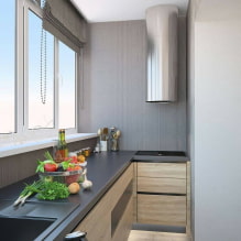 المطبخ على الشرفة: أمثلة على التصميم و 36 صورة 6