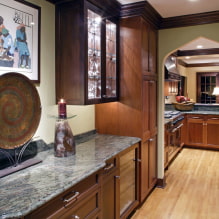 Oblouk do kuchyně: příklady designu a 50 fotografií v interiéru-2