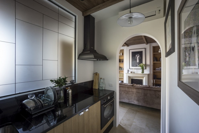 Arco in cucina: esempi di design e 50 foto degli interni
