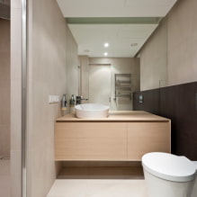 Minimalizmus v kúpeľni: 45 fotografií a dizajnových nápadov-4