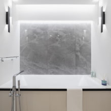 מינימליזם בחדר האמבטיה: 45 תמונות ורעיונות עיצוב -5