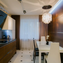Dizajn kuchyne 10 metrov štvorcových - skutočné fotografie v interiéri a dizajnové tipy-2