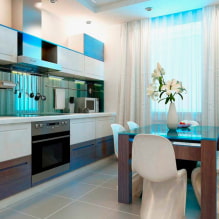 Design kuchyně 10 m2 - skutečné fotografie v interiéru a designové tipy-3