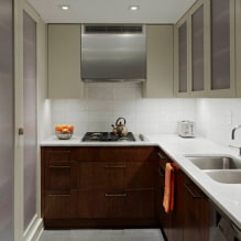 Mazas virtuves dizains 5 kv.m - 55 reālas fotogrāfijas ar labākajiem risinājumiem-1