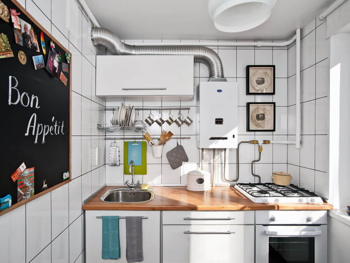 Dizajn malej kuchyne s rozlohou 5 m² - 55 skutočných fotografií s najlepšími riešeniami