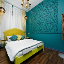 Dormitori en tons turquesa: secrets del disseny i 55 fotos-7