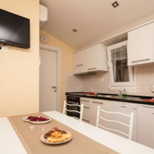Varianten van het plaatsen van een tv in de keuken (47 foto's) -1