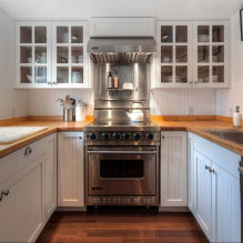 U şeklindeki mutfağın tasarımı hakkında her şey (50 fotoğraf) -4