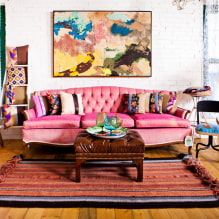 15 labākās idejas sienas dekorēšanai dzīvojamā istabā virs dīvāna