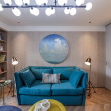 Dizajn obývacej izby 17 m² - dizajnové tipy a fotografie v interiéri-7