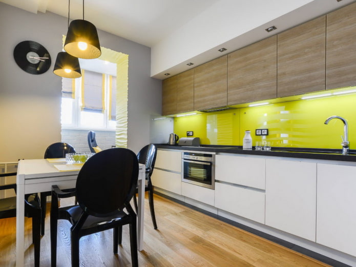 Design della cucina 14 m2 - foto degli interni e consigli di design