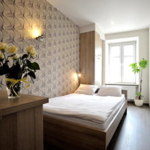 Soveværelse design 12 kvm - foto anmeldelse af de bedste ideer-6