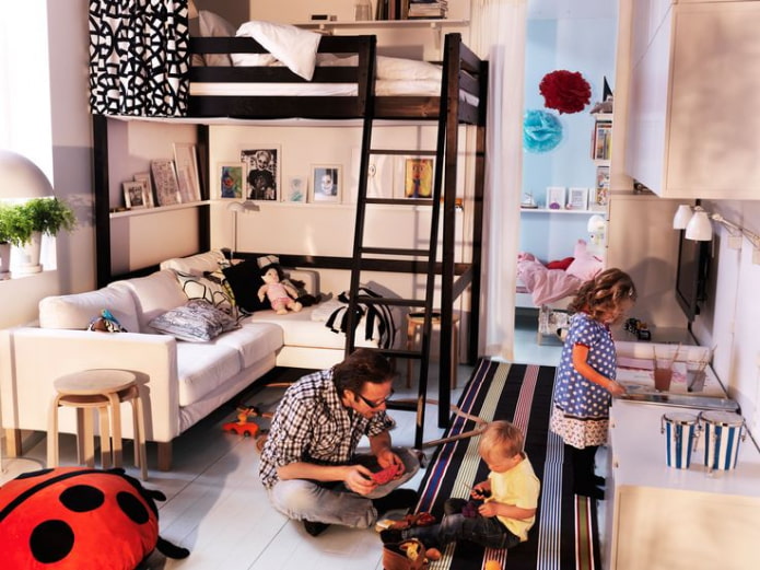 7 trucchi per vivere una grande famiglia in un piccolo appartamento