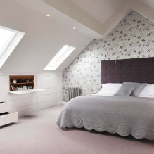 Guļamistabas dizains privātmājā: reālas fotogrāfijas un dizaina idejas-2