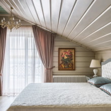 Özel bir evde yatak odası tasarımı: gerçek fotoğraflar ve tasarım fikirleri-8