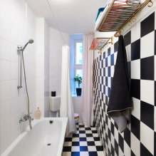 Kā izveidot harmonisku dizainu šaurai vannas istabai? -3