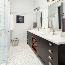חדר אמבטיה בבית פרטי: סקירת תמונות של הרעיונות הטובים ביותר -6