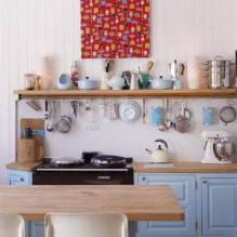 Virtuves dekorēšana ar PVC paneļiem: plusi un mīnusi, pieteikumi, dizaina idejas-3