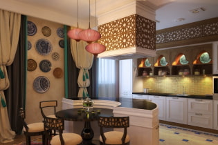 Küche im orientalischen Stil: Designtipps, 30 Fotos