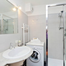 Kuinka sisustaa 3 m²: n kylpyhuone? -1