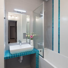 Come decorare un design del bagno di 3 mq? -2