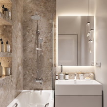 Ako vyzdobiť dizajn kúpeľne 3 m²? -4