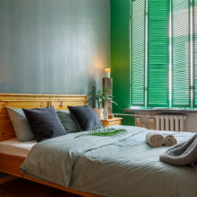 Populāras krāsu kombinācijas guļamistabas-3 interjerā
