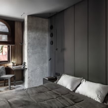 Come creare un design armonioso per una camera da letto buia? -3